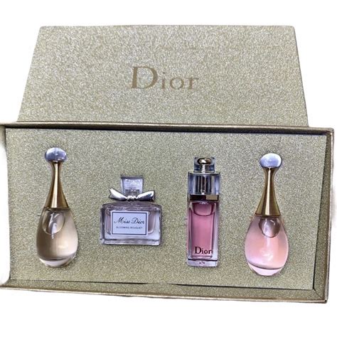 dior miniature perfume gift sets|christian Dior perfume gift sets.